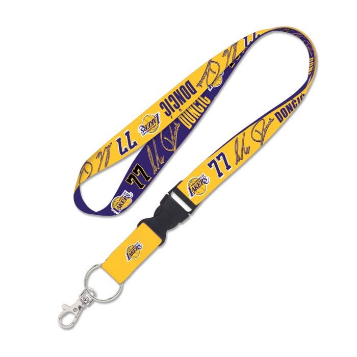 Los Angeles Lakers Luka Doncic #77 Signature Lanyard