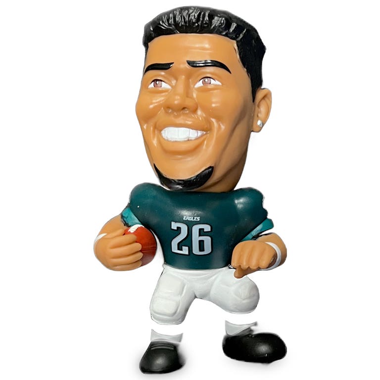Philadelphia Eagles Saquon Barkley Home Jersey Big Baller 5" Figurine