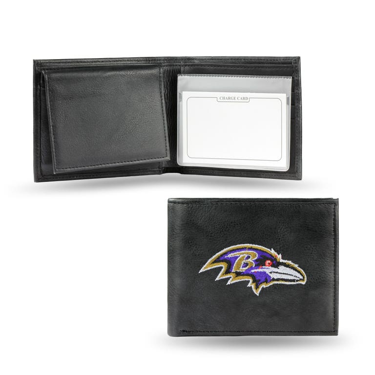 Baltimore Ravens Embroidered Leather Bi-Fold Wallet