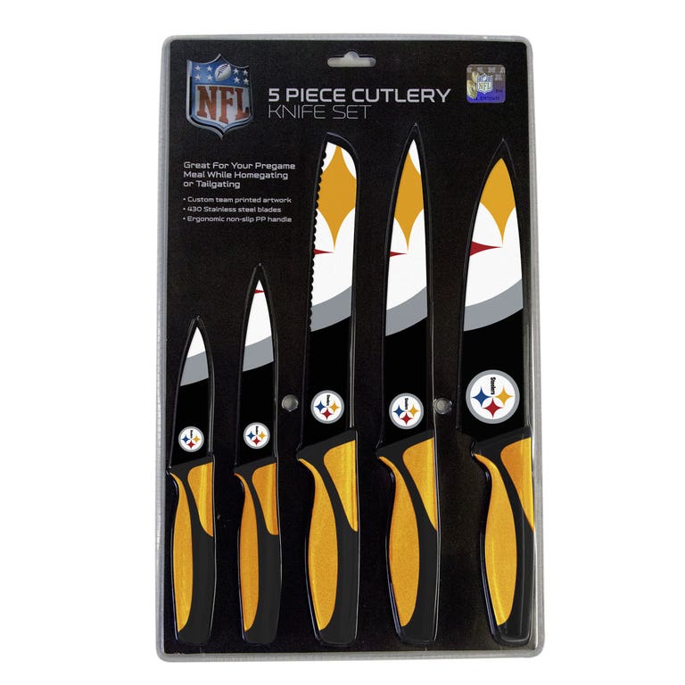 Pittsburgh Steelers Kitchen Knife Set - 5 Pack