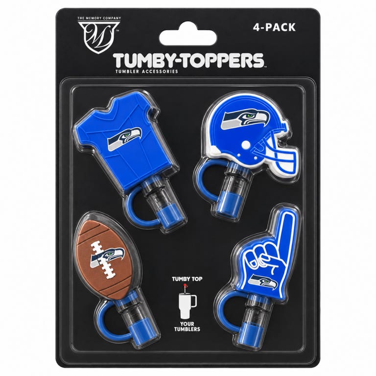 Seattle Seahawks Tumby Toppers 4-pack