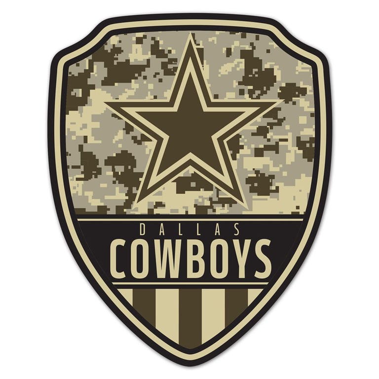 Dallas Cowboys Wood Shield Shaped Sign - 11x14"