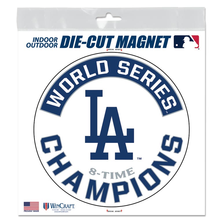 Los Angeles Dodgers 2024 World Series Champions Magnet 6x6