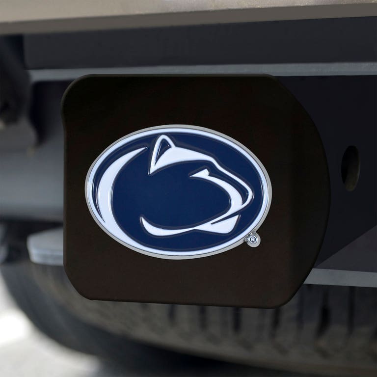 Penn State Nittany Lions Black Chrome Hitch Cover