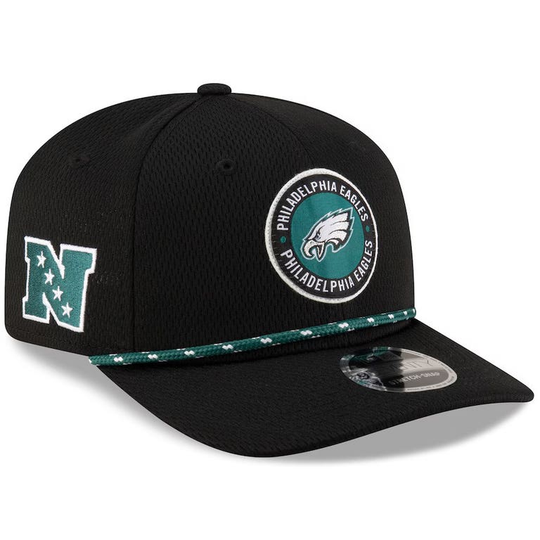 Philadelphia Eagles 2024 New Era 9SEVENTY Sideline Stretch Snapback Hat