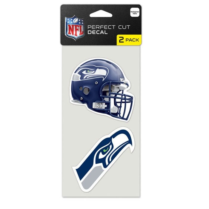 Seattle Seahawks Perfect Cut Decals 2 pack