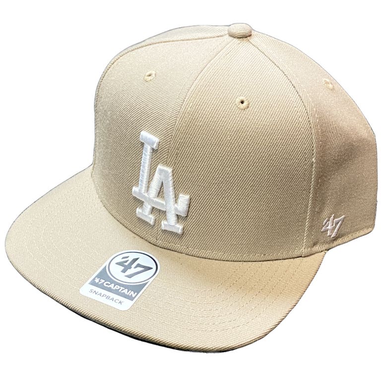 Los Angeles Dodgers Light Brown '47Brand Captain Snapback Hat