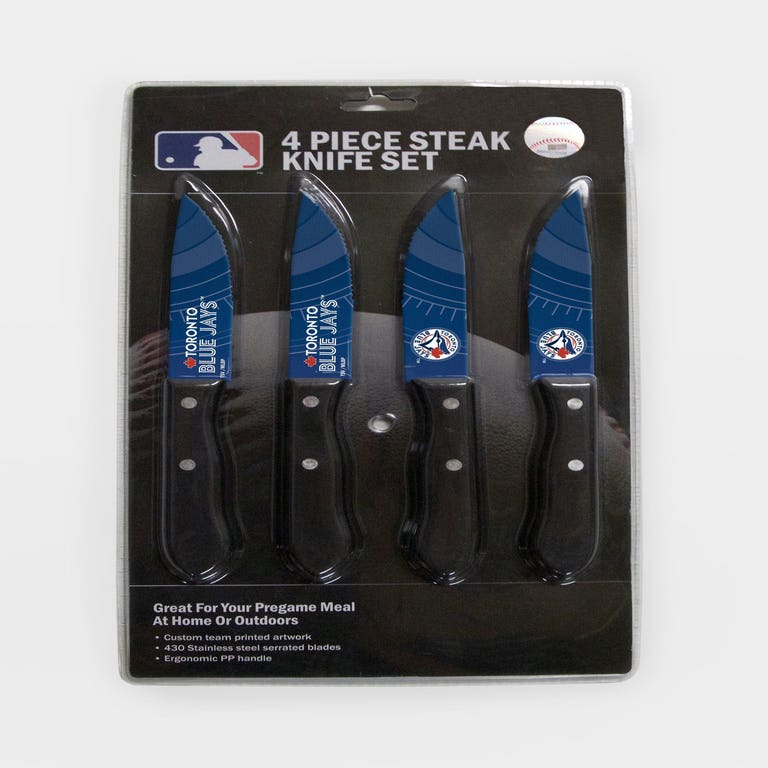 Toronto Blue Jays Steak Knife 4 Pack Set