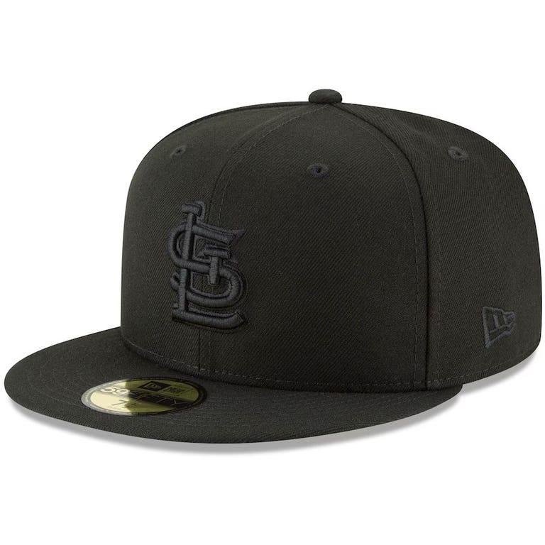 St. Louis Cardinals New Era 59FIFTY Blackout Hat