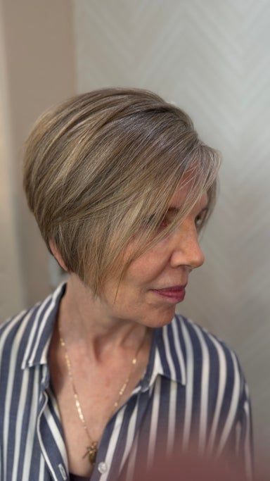 Women's short haircut