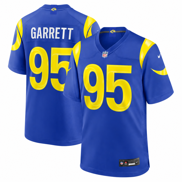 Los Angeles Rams Myles Garrett #99 Royal Blue Nike Game Jersey