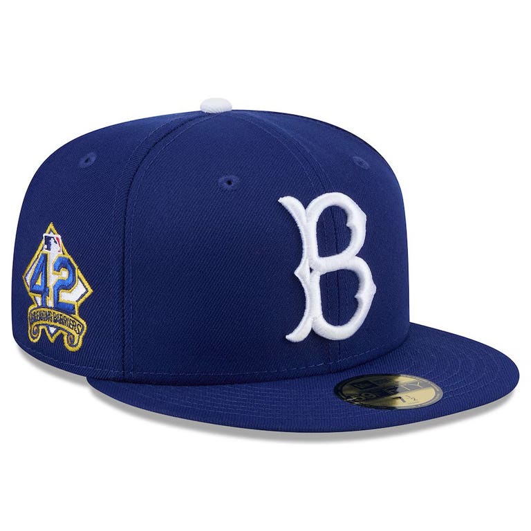 Brooklyn Dodgers Royal 2025 Jackie Robinson Day Official New Era 59FIFTY Fitted Hat