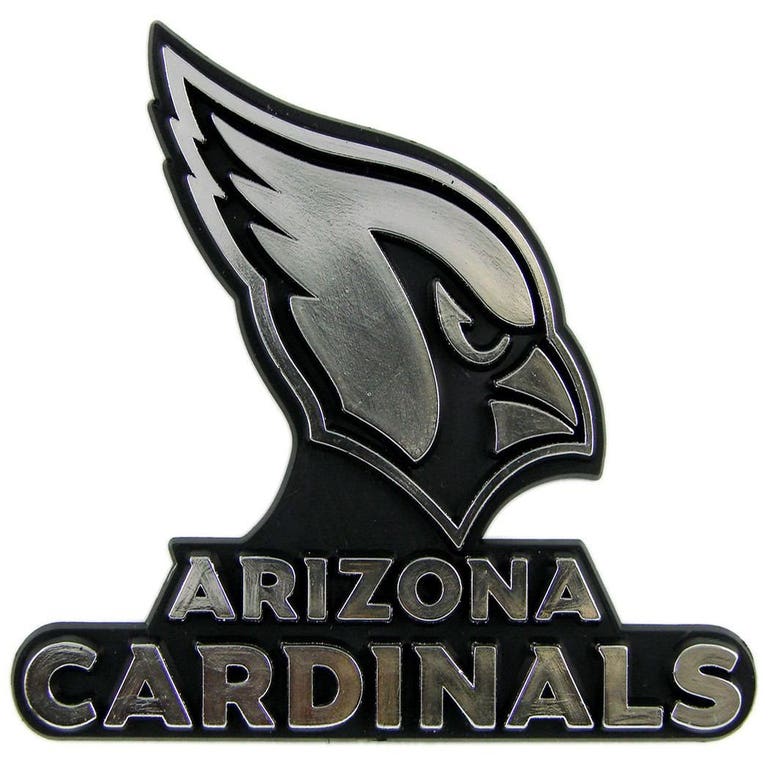 Arizona Cardinals Silver Auto Emblem