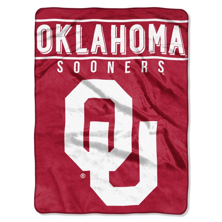 Oklahoma Sooners Raschel Basic Design Blanket 60x80"