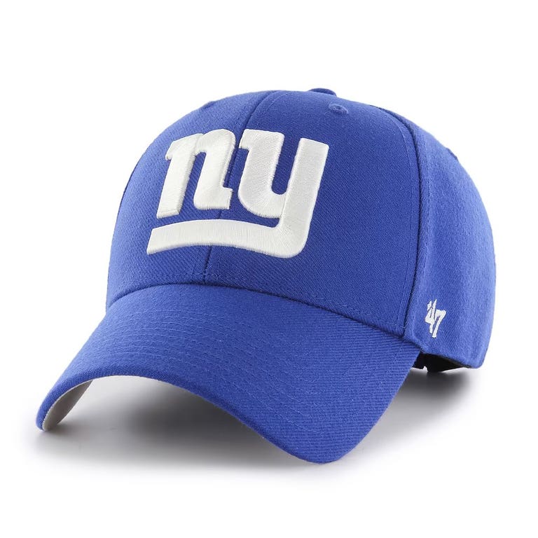 New York Giants Royal Blue '47Brand MVP Adjustable Hat