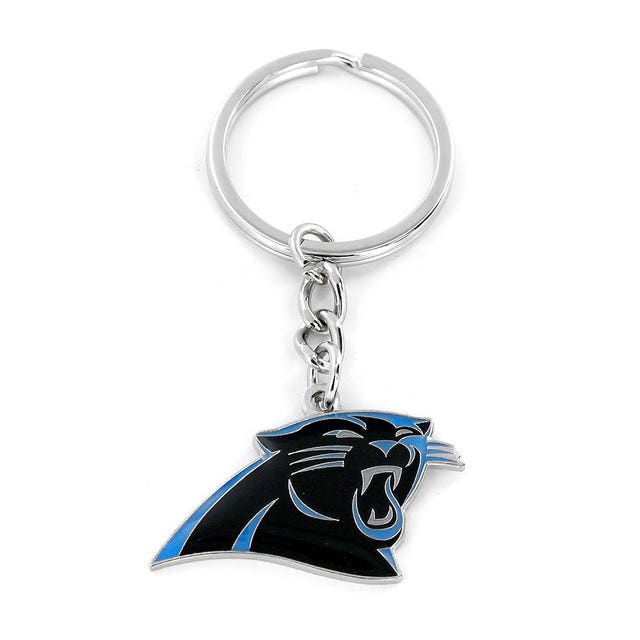 Carolina Panthers Metal Keychain