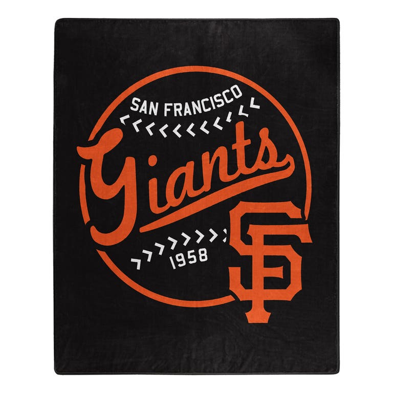 San Francisco Giants Moonshot Design Raschel Blanket