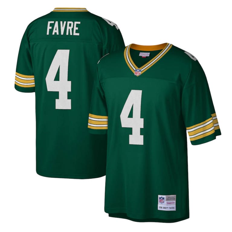 Green Bay Packers 1994 Brett Favre #4 Green Mitchell and Ness Jersey