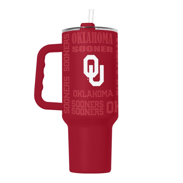 Oklahoma Sooners Powdercoat Replay Tumbler 40oz