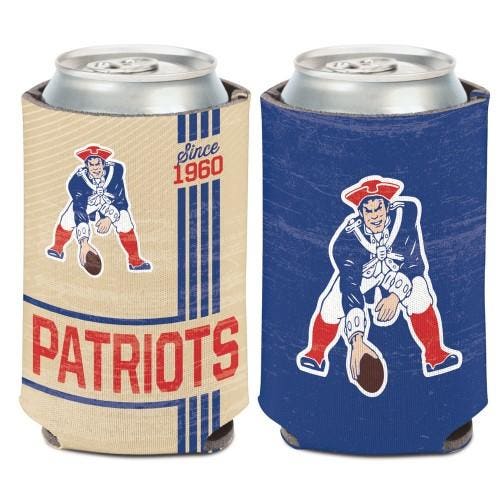New England Patriots Vintage Can Cooler