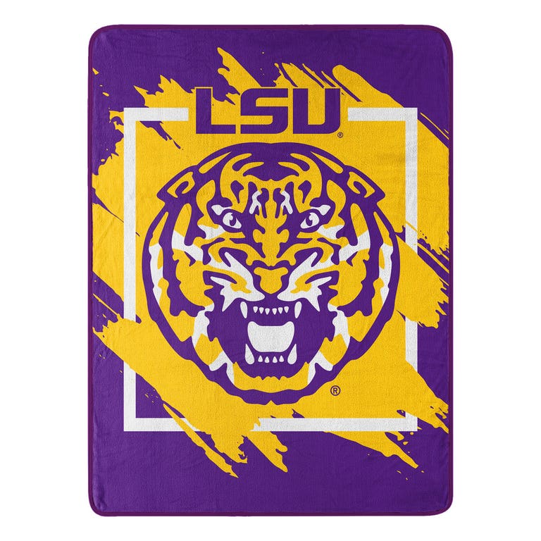 LSU Tigers Micro Raschel Dimensional Design Blanket