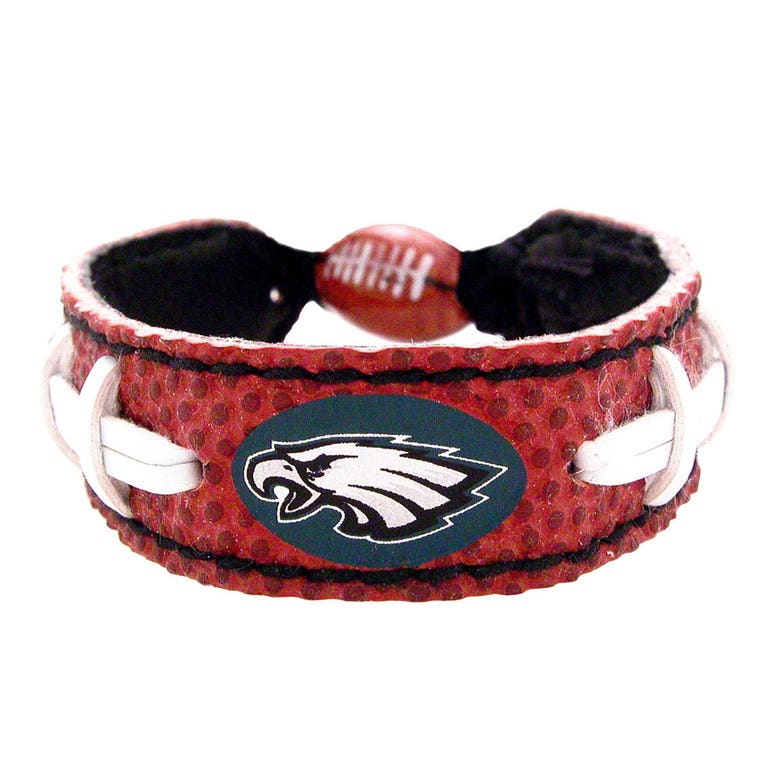 Philadelphia Eagles Leather Football Bracelet