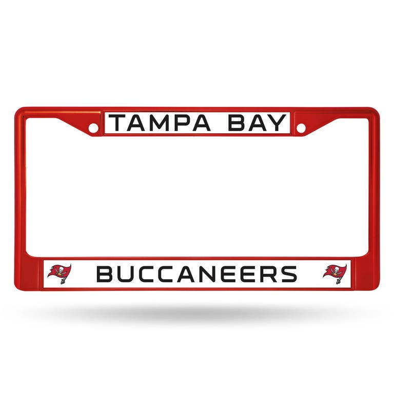 Tampa Bay Buccaneers Red Metal License Plate Frame