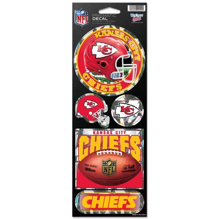 Kansas City Chiefs Prismatic Decals