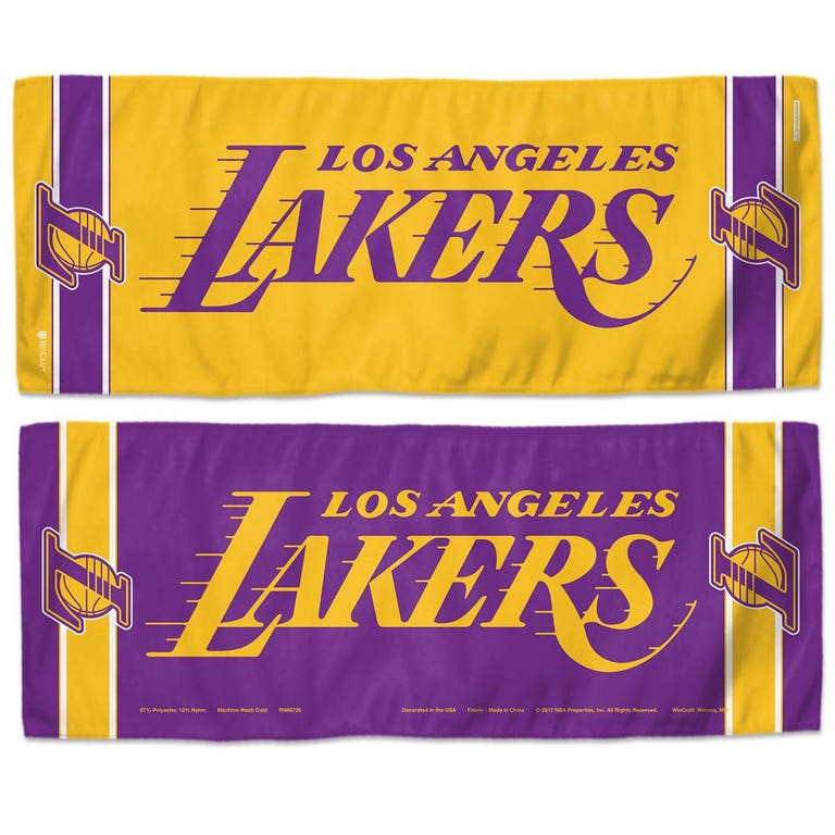 Los Angeles Lakers Cooling Towel 12x30"