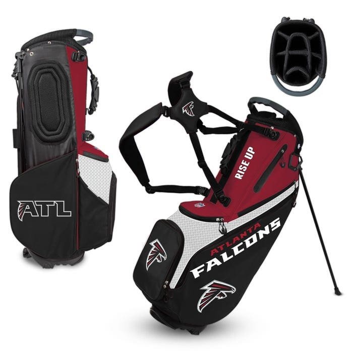 Atlanta Falcons Hybrid Back Nine Carry Golf Bag