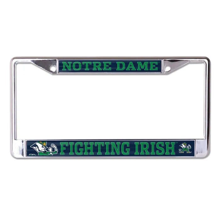 Notre Dame Fighting Irish Mega Chrome License Plate Frame
