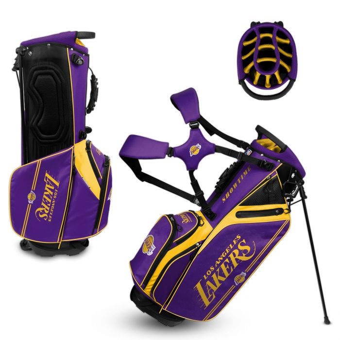 Los Angeles Lakers Hybrid Caddie Carry Golf Bag