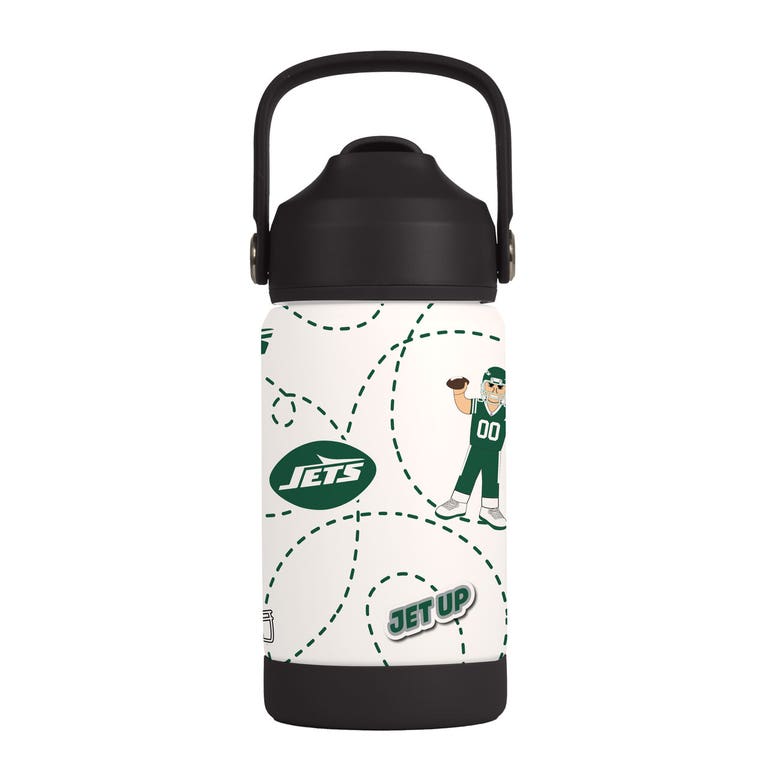 New York Jets Kids Stainless Steel Mascot Bottle 12oz