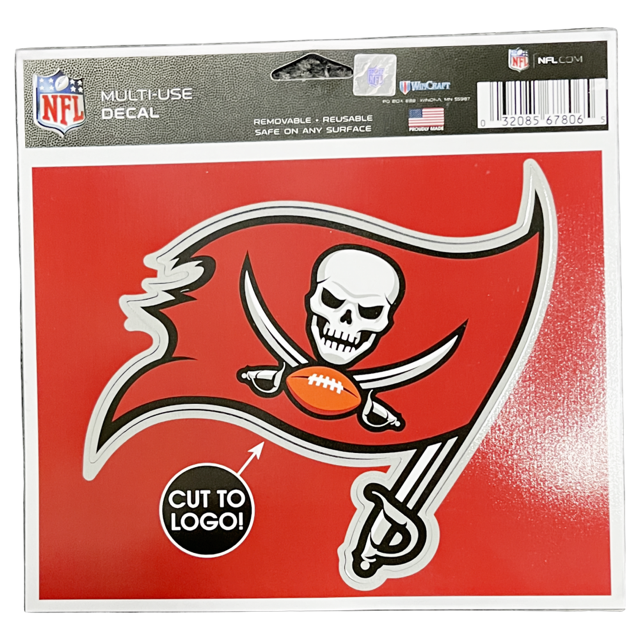 Tampa Bay Buccaneers Multi Use Decal