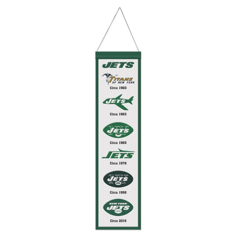 New York Jets Wool Evolution Banner 8x32"