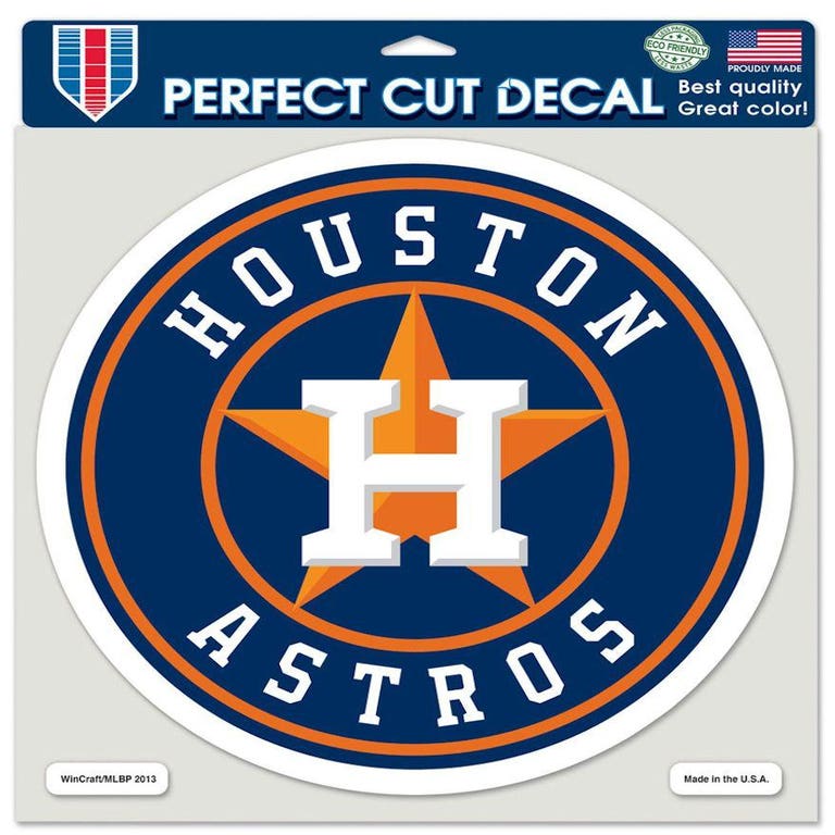 Houston Astros Perfect Cut Decal 8x8"