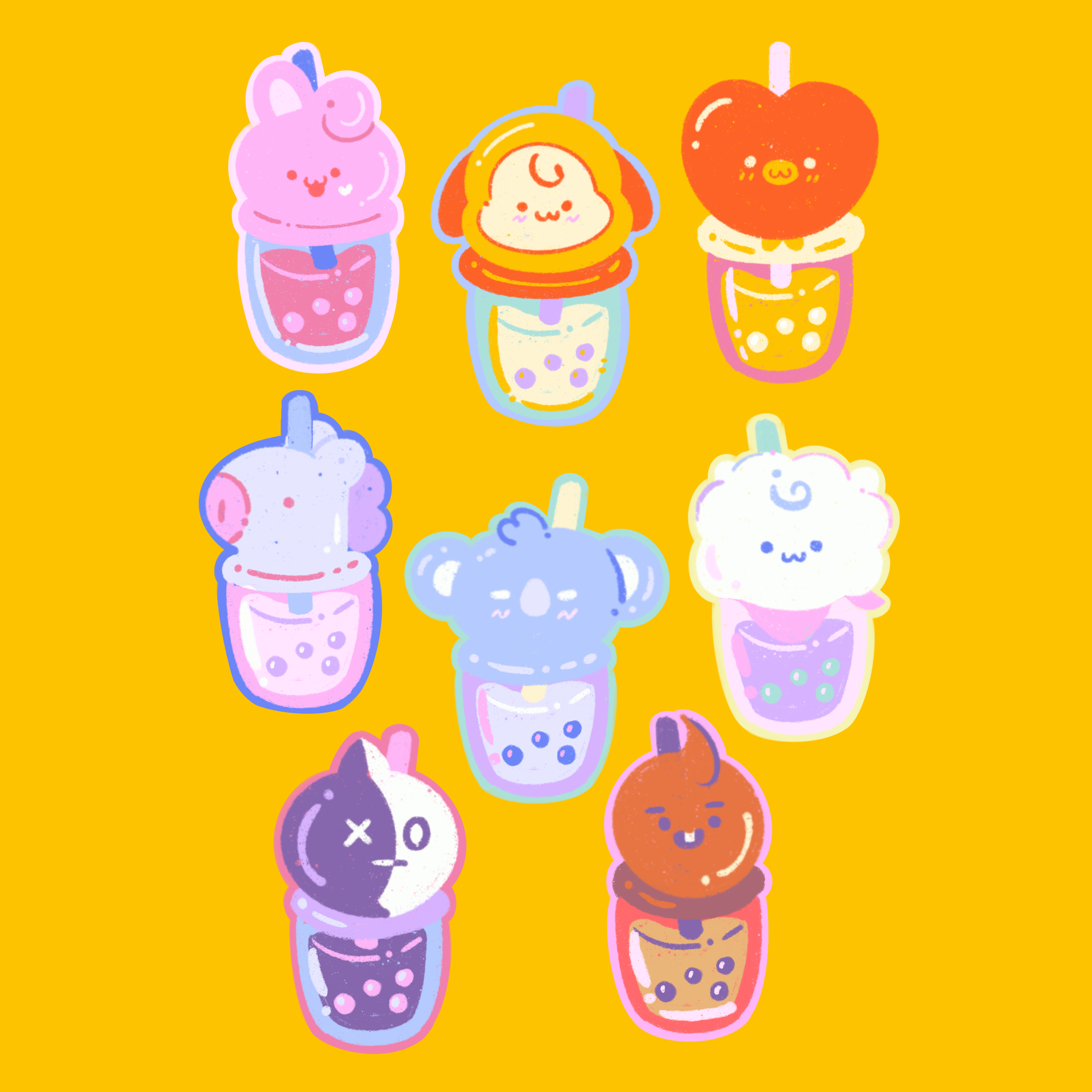 Bangtan Sticker Sheet