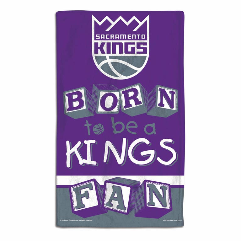 Sacramento Kings Baby Burp Cloth 10x17"