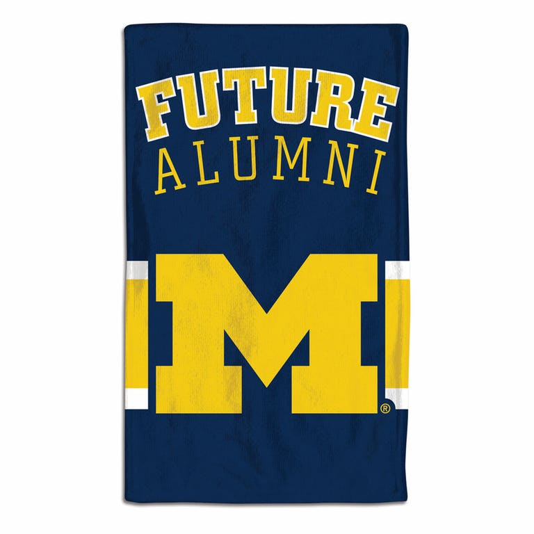 Michigan Wolverines Baby Burp Cloth 10x17"