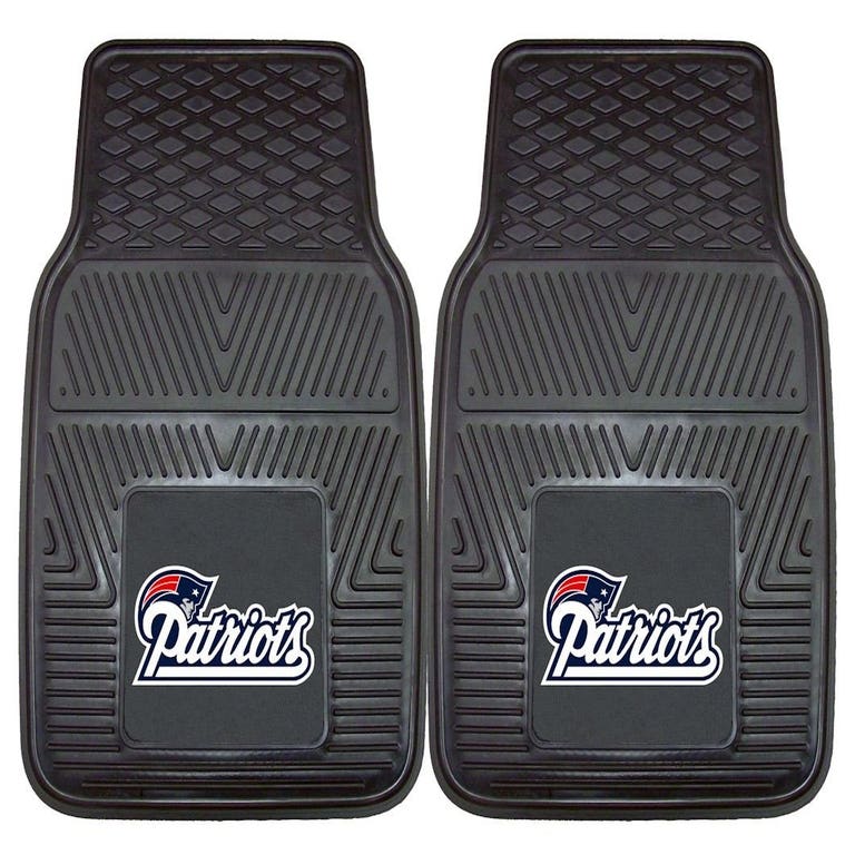 New England Patriots Heavy Duty 2 Piece Vinyl Car Mats
