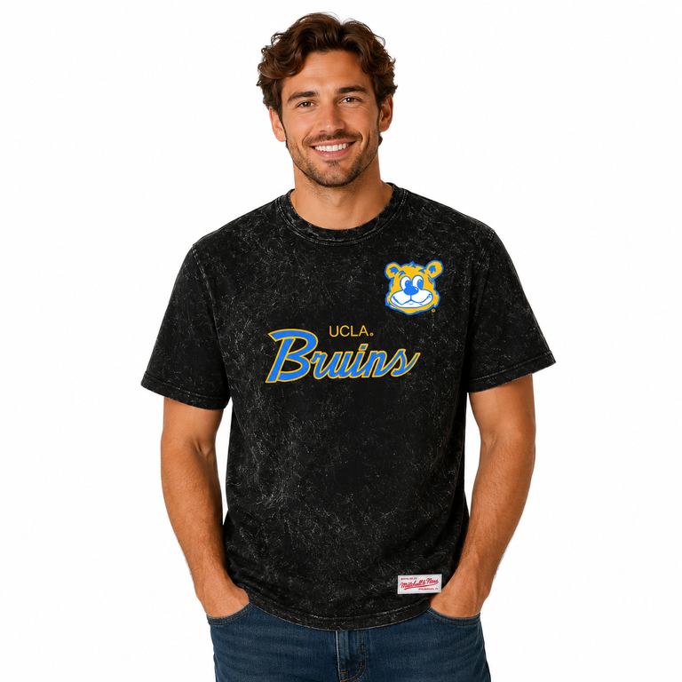 UCLA Bruins Charcoal Elite Mitchell and Ness Shirt