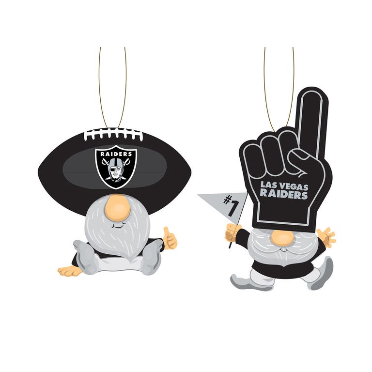 Las Vegas Raiders Santa Football Hat Ornament