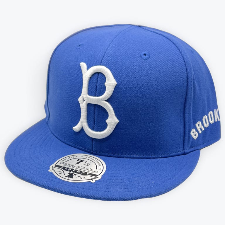 Brooklyn Dodgers Mitchell and Ness Royal Blue Cooperstown Fitted Hat