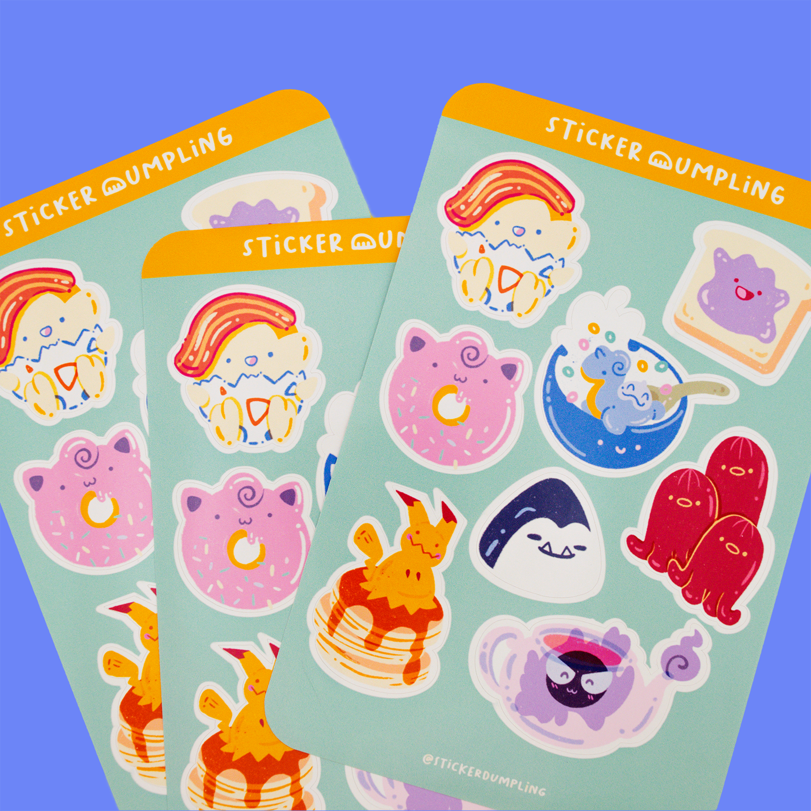 Poke Breakfast Sticker Sheet