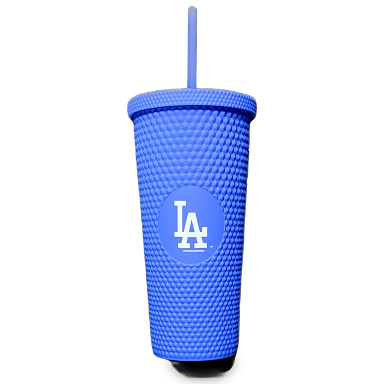 Los Angeles Dodgers Royal Studded Straw Tumbler 24oz