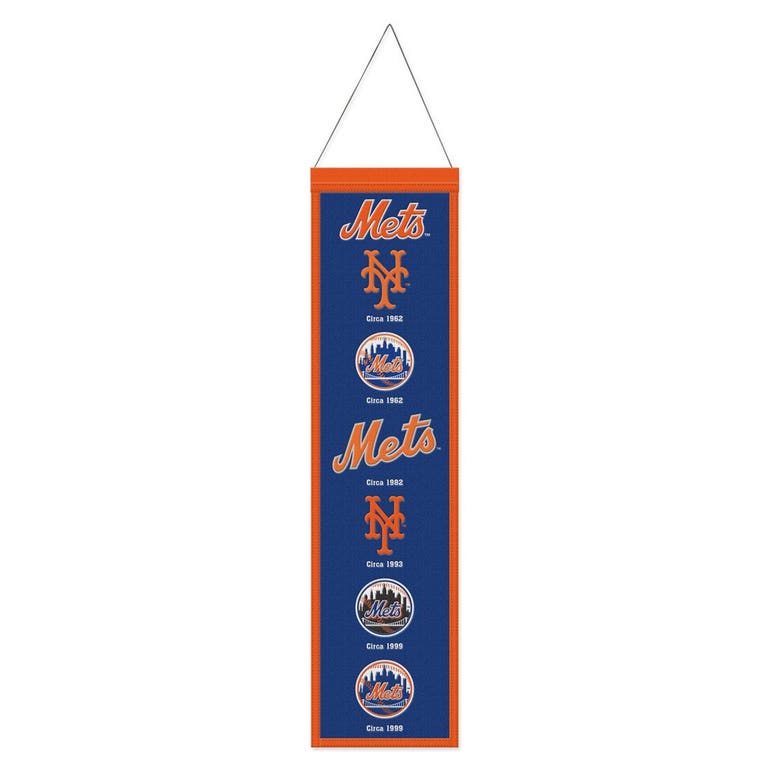 New York Mets Wool Evolution Banner 8x32"