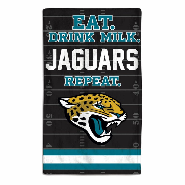 Jacksonville Jaguars Baby Burp Cloth 10x17"