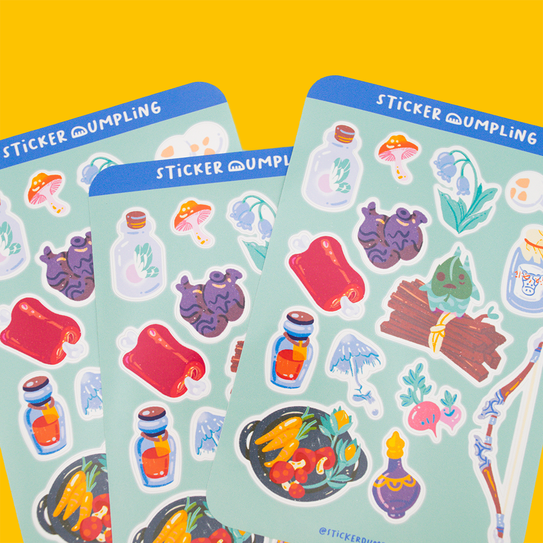 Hylian Adventurer Sticker Sheet