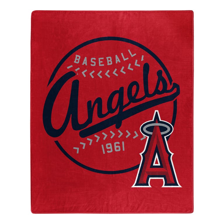 Los Angeles Angels Moonshot Design Raschel Blanket