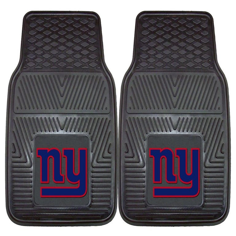New York Giants Heavy Duty 2 Piece Vinyl Car Mats